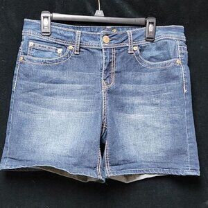 SEVEN7 MID-RISE JEAN SHORTS  